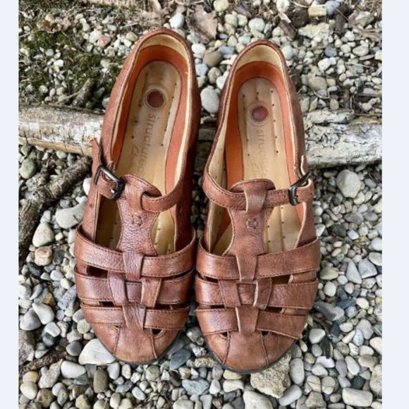 clarks womens brown sandals